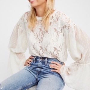 Free People | Something Like Love Lace Top